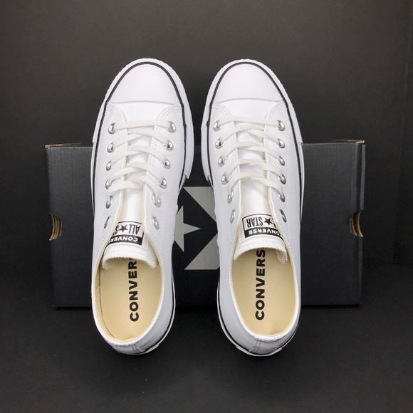 NEW Converse All Star Chuck Taylor Lift Leather - Picture 5 of 8
